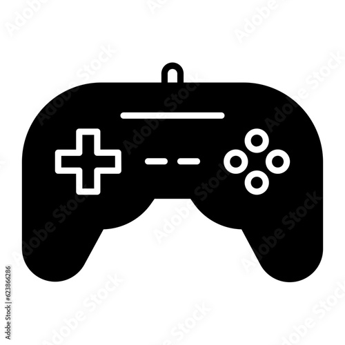 Game Remote Glyph Icon