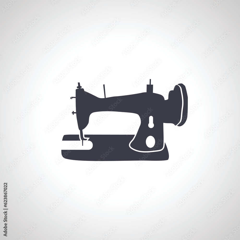 sewing machine Icon. sewing machine Icon.