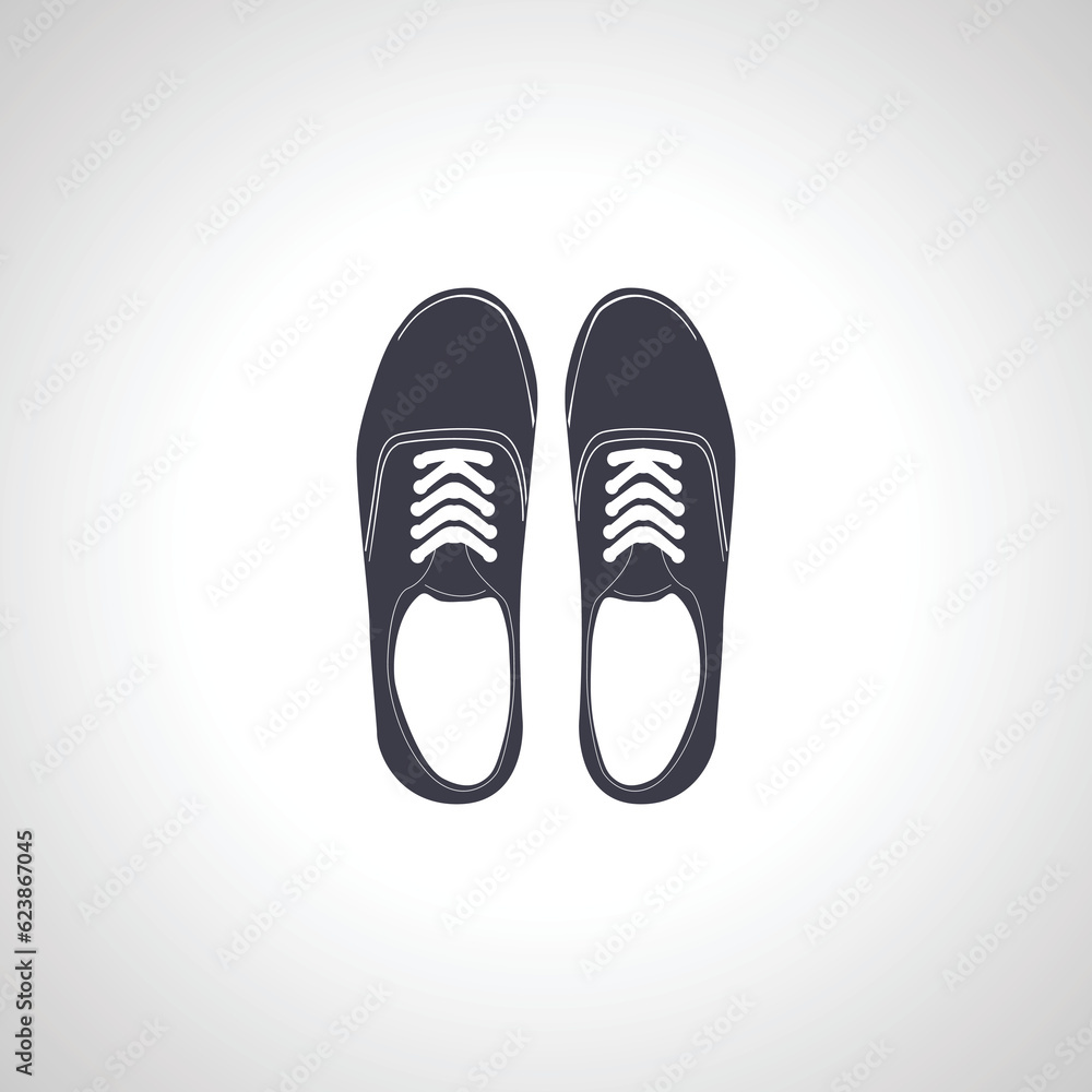 sneakers icon. Running shoes icon. sneakers icon. Running shoes icon.