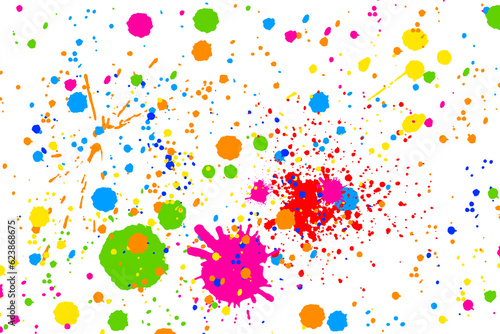 Splashing colorful watercolor colors on paper to create a background texture. Abstract paint color design background.