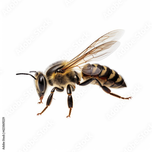 bee isolated on white background © Astanna Media