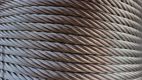 Close up of Steel Rope