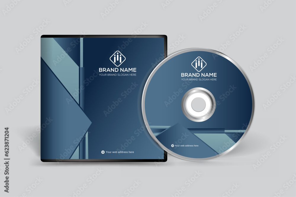 Luxury CD cover template design