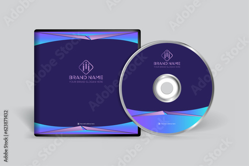 Set of modern professional CD cover design