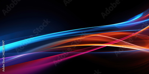 abstract futuristic background with gold PINK blue glowing neon moving high speed wave lines and bokeh lights. Data transfer concept Fantastic wallpaper