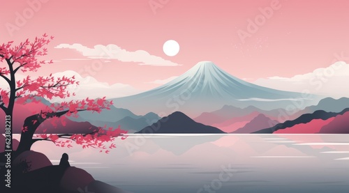  minimalist Vector landscape