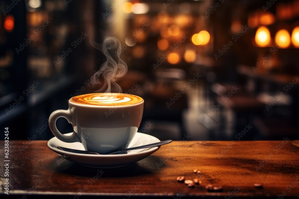 Perfectly brewed cup of coffee. AI generated Perfectly brewed cup of coffee. AI generated