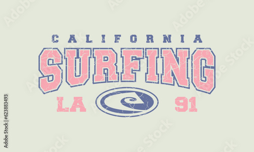 Vector artwork in varsity vintage style, perfect for t-shirts and sweatshirts.