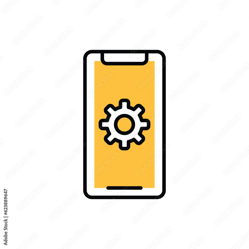 Mobile App icon vector stock illustration. Mobile App icon vector stock illustration.