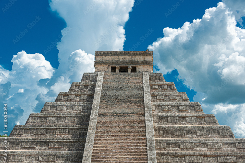 Chichen Itza Castle at Yucatan State, Mexico