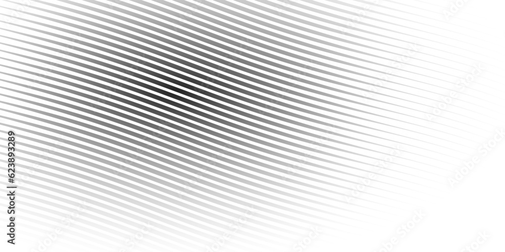 Diagonal lines halftone effect. Abstract black and white background with curve lines and waves. Banner. Diagonal lines halftone effect. Abstract black and white background with curve lines and waves. Banner.