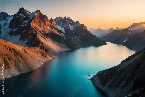 lake louise banff national parkgenerated by AI technology © asad