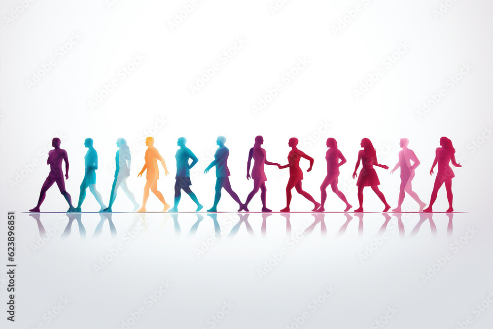 Group silhouettes Group silhouettes