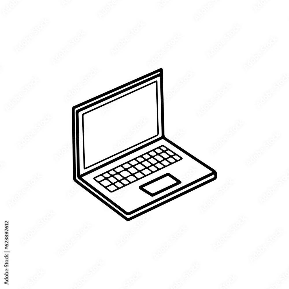 laptop vector illustration with concept laptop vector illustration with concept