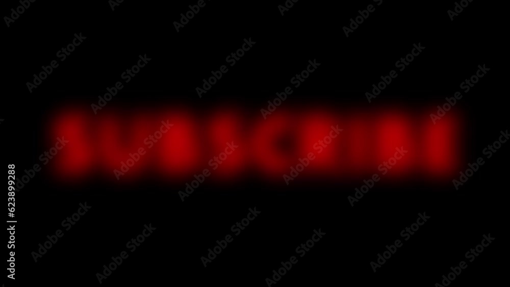 An isolated text animation of the word subscribe. An isolated text animation of the word subscribe.