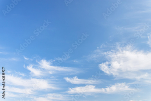 Blue sky background