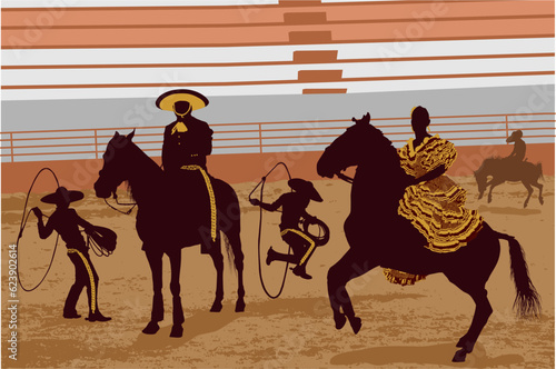 rodeo, ranchero, charreria, brinco cuerda, haciendas, rancho, caballos, jinete, escaramuzas