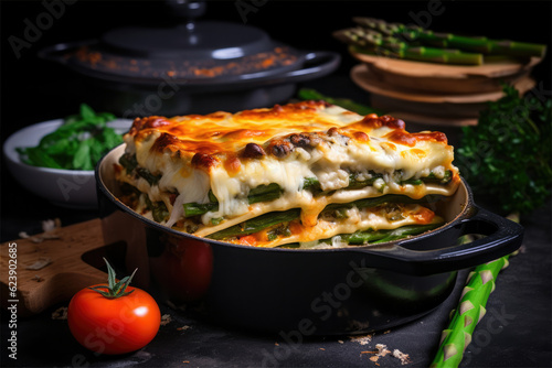 Herbs and Asparagus Lasagna, Generative AI