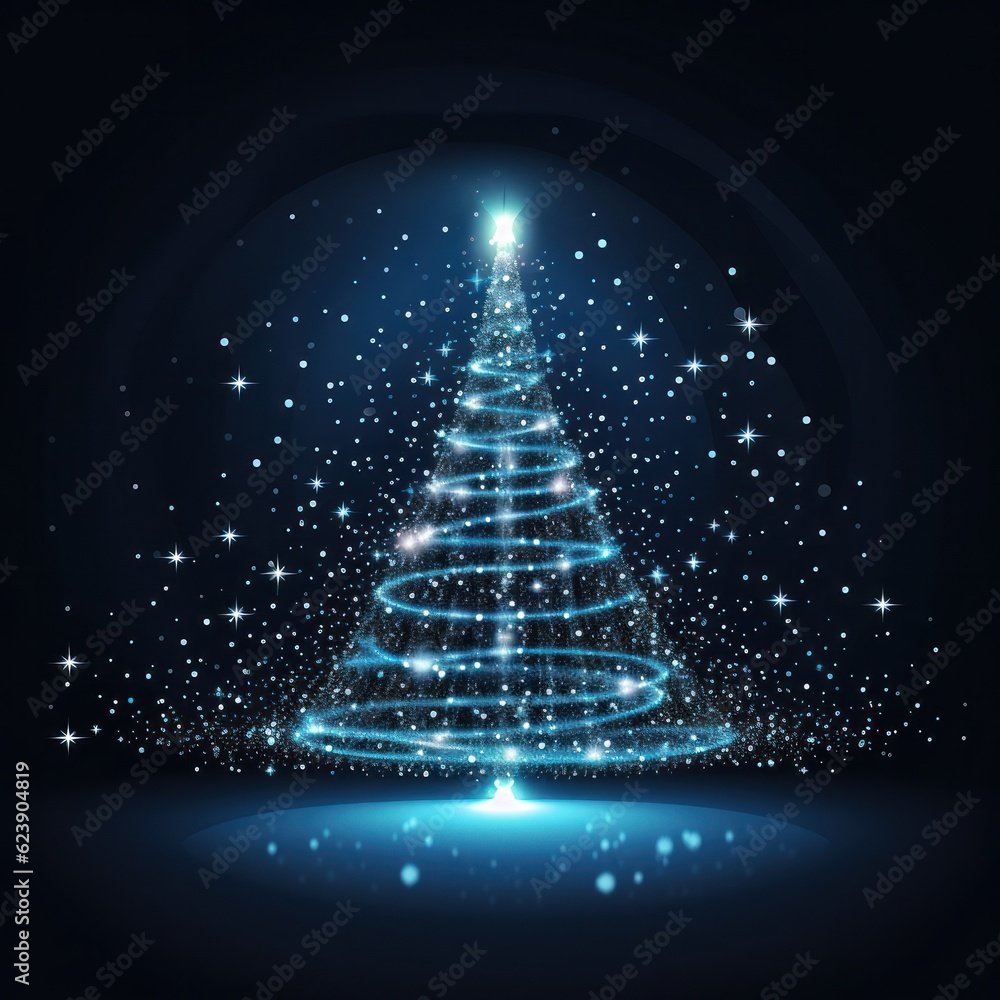 Christmas tree background. Illustration AI Generative. Christmas tree background. Illustration AI Generative.