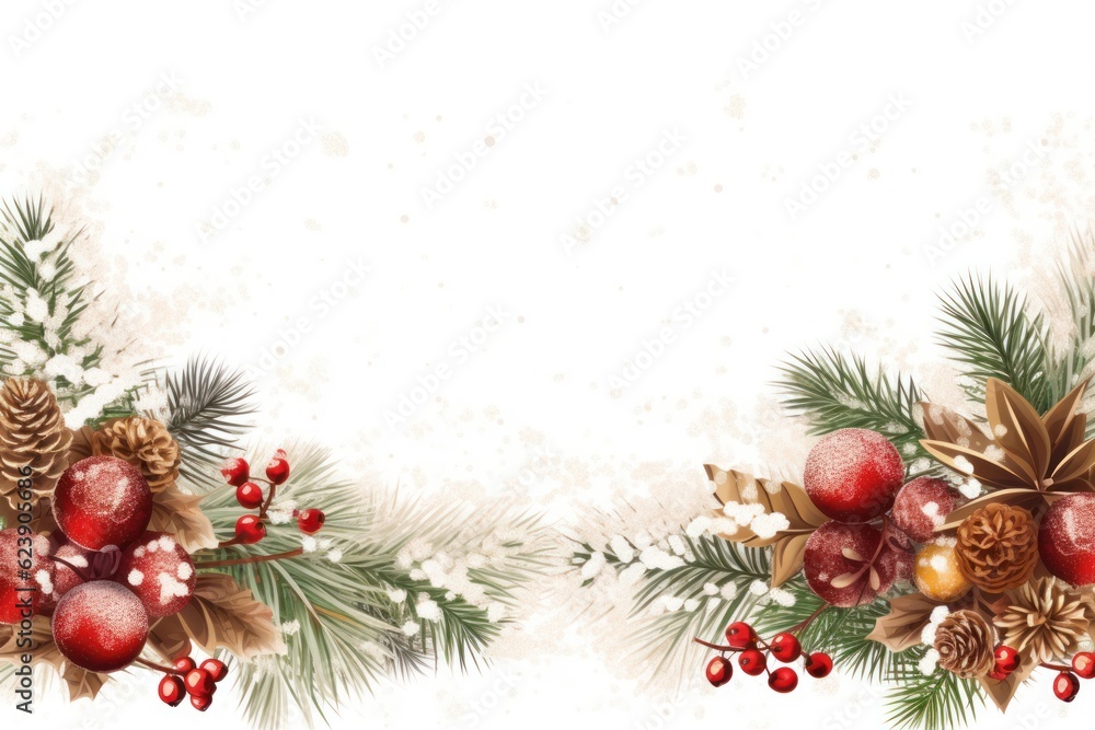 custom made wallpaper toronto digitalChristmas background. Illustration AI Generative.