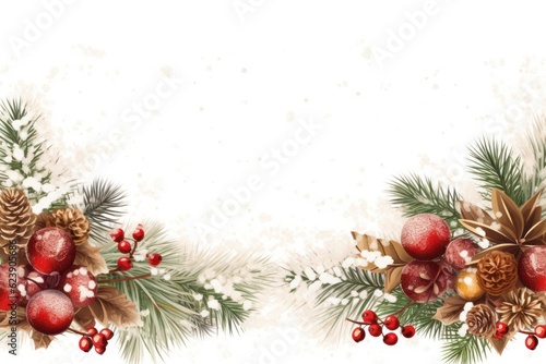 Wallpaper Mural Christmas background. Illustration AI Generative. Torontodigital.ca