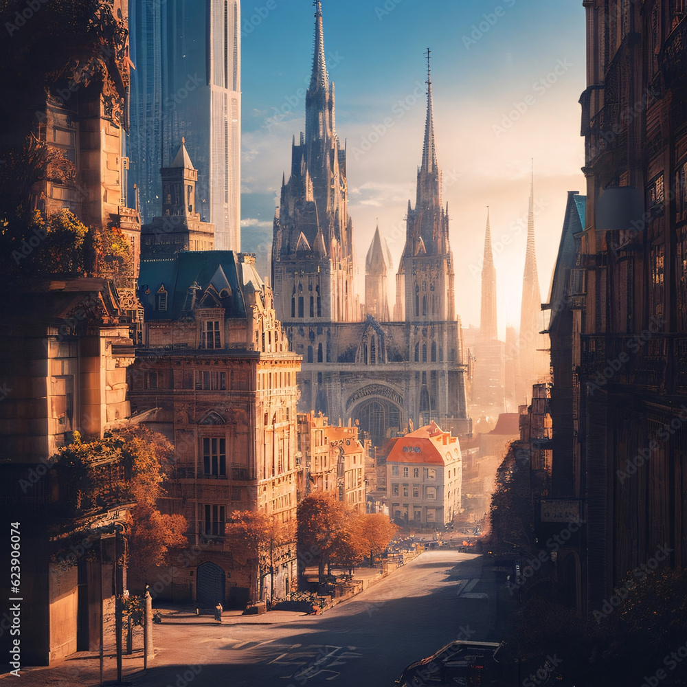 Fototapeta premium Modern city