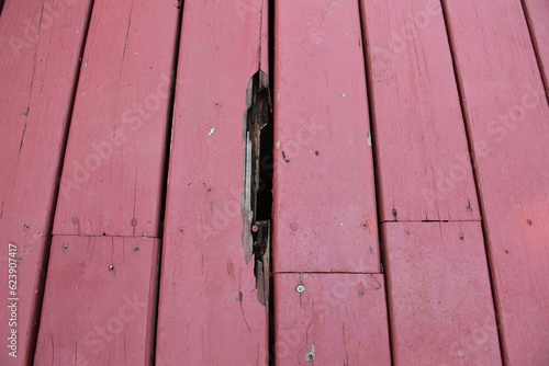 Damaged Deck Board