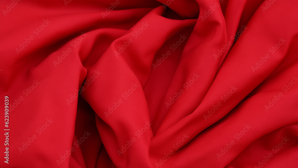 Red Satin Fabric Background Red Satin Fabric Background