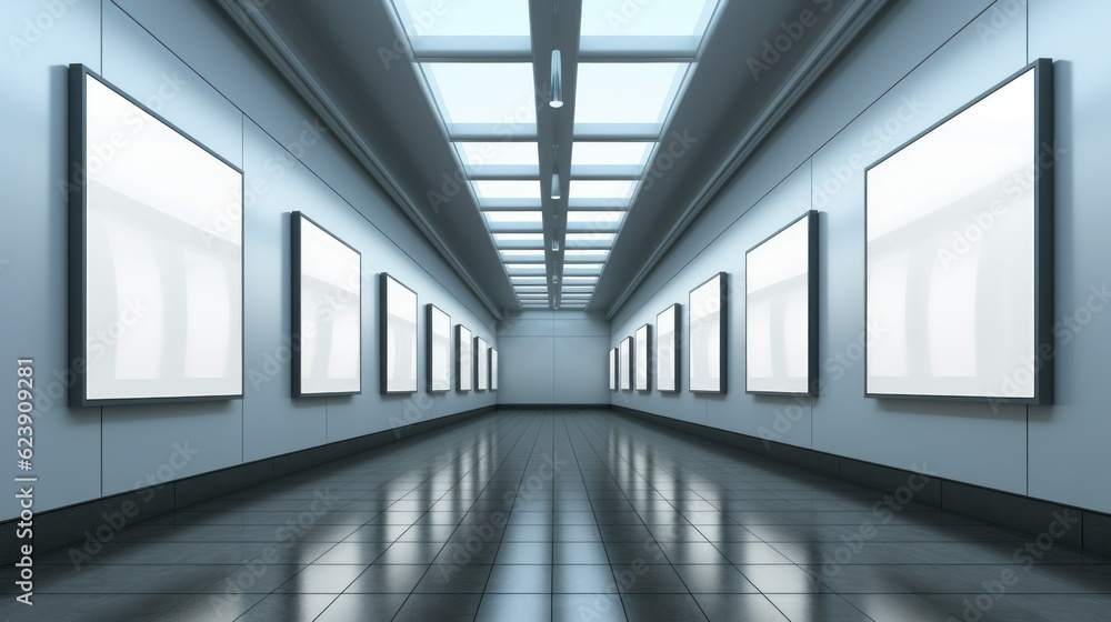 Obraz premium AI-Generated Minimalist Wall Art Mockup