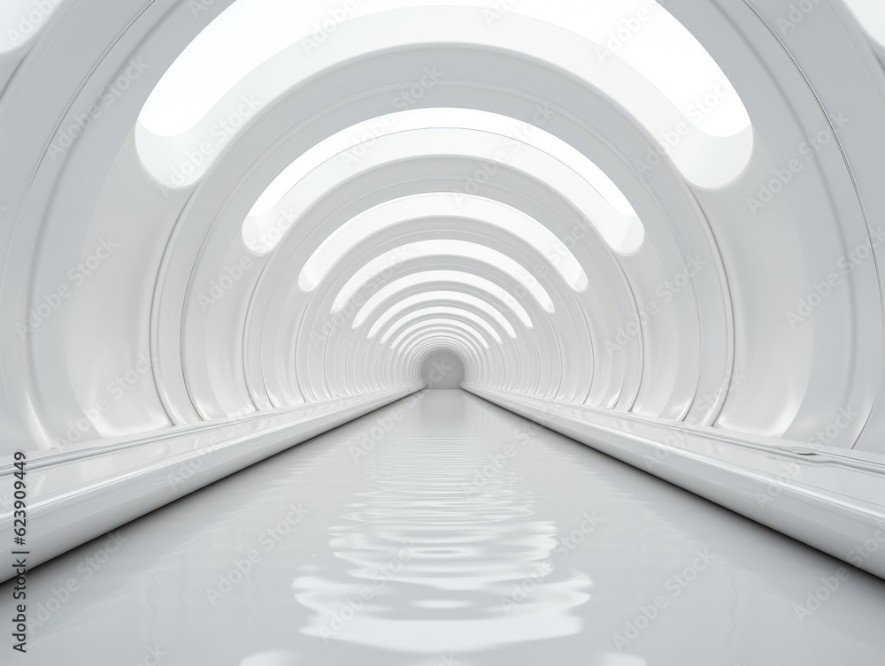 Fototapeta premium AI-Inspired Minimalist Wall Art Mockup