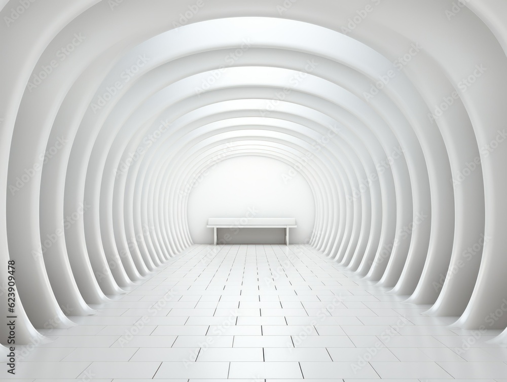 Fototapeta premium AI-Inspired Minimalist Wall Art Mockup