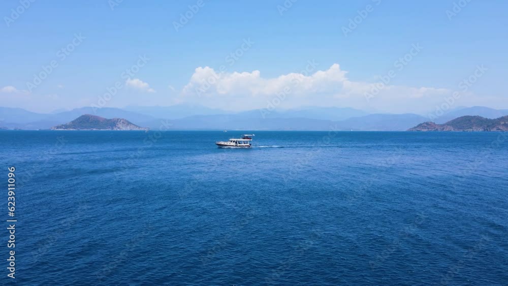 Beautiful view of the beach with boats, pure nature, sea and ships. Shot from a drone. Beautiful view of the beach with boats, pure nature, sea and ships. Shot from a drone.