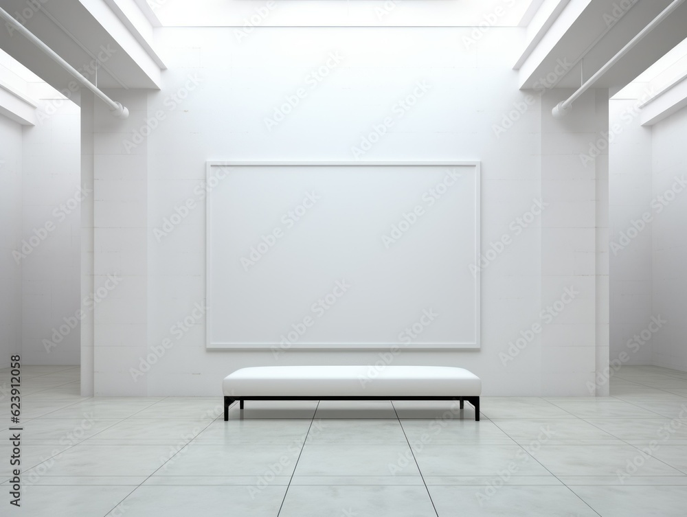 AI-Driven Minimalist Wall Art Mockup AI-Driven Minimalist Wall Art Mockup