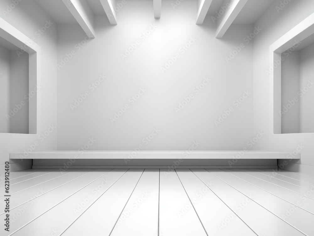 Obraz premium Simulated AI-Generated Wall Art Mockup