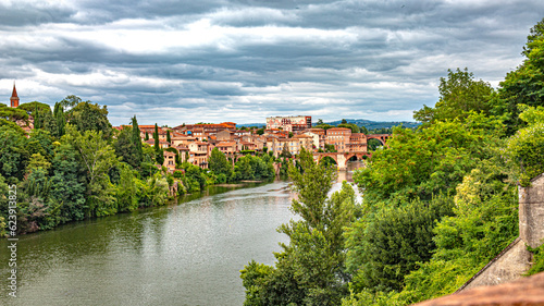 Albi on the Tarn river the red town in south west of France