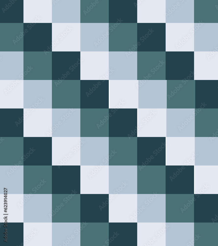 Squares pattern. Geometric texture design. Colored squares illustration. Green, dark green and light grey squares pixel pattern Squares pattern. Geometric texture design. Colored squares illustration. Green, dark green and light grey squares pixel pattern