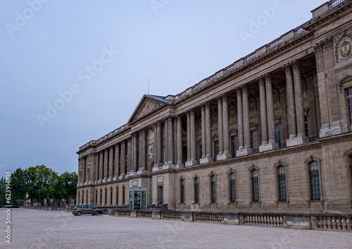 Exterior view of the Escuela del Louvre Junior Conseil in Paris, France
