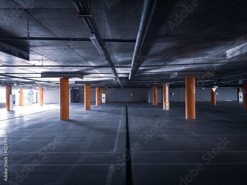 Fototapeta Naklejka Na Ścianę i Meble -  Modern empty parking