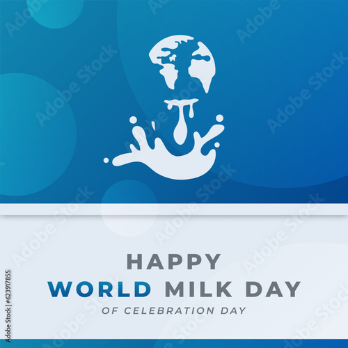 World Milk Day Celebration Vector Design Illustration for Background, Poster, Banner, Advertising, Greeting Card