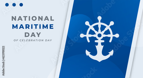 World Maritime Day Celebration Vector Design Illustration for Background, Poster, Banner, Advertising, Greeting Card