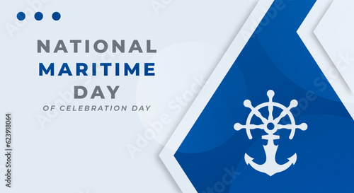 World Maritime Day Celebration Vector Design Illustration for Background, Poster, Banner, Advertising, Greeting Card