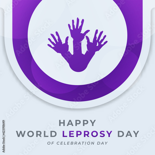 World Leprosy Day Celebration Vector Design Illustration for Background, Poster, Banner, Advertising, Greeting Card