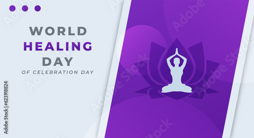 World Healing Day Celebration Vector Design Illustration for Background, Poster, Banner, Advertising, Greeting Card