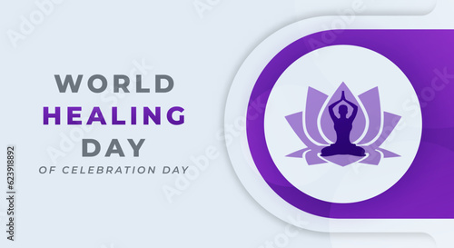 World Healing Day Celebration Vector Design Illustration for Background, Poster, Banner, Advertising, Greeting Card