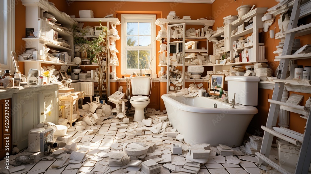 messy bathroom messy bathroom