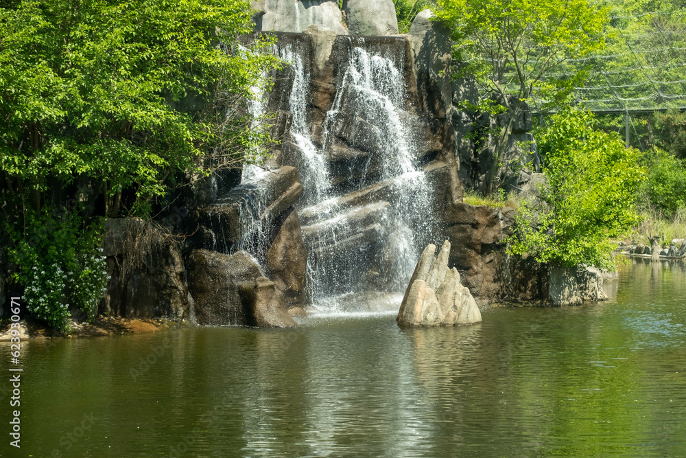 Naklejka premium Scenic Nature Landscape of a Park
