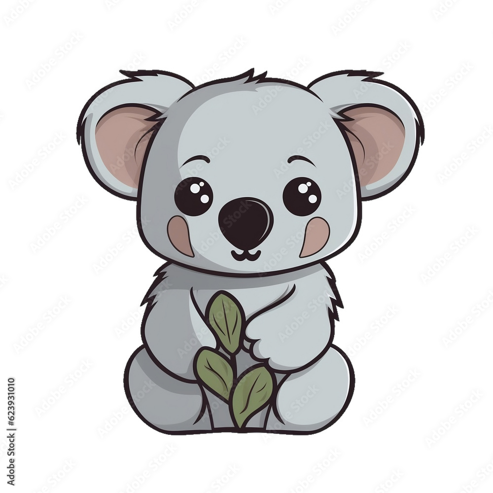 Cute koala cartoon illustration Cute koala cartoon illustration
