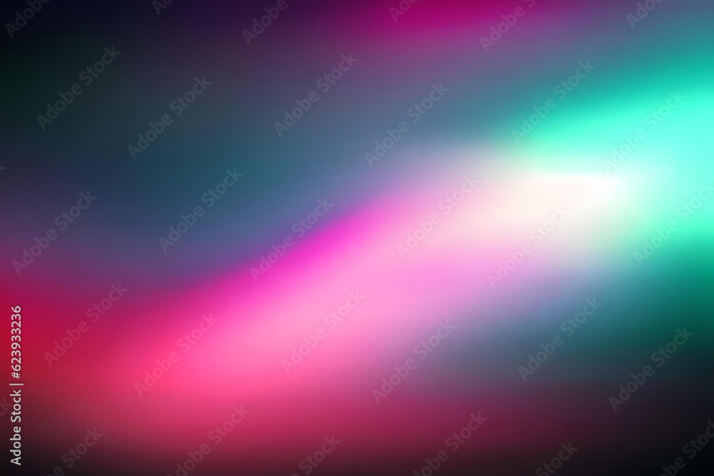 Fototapeta premium color blurred abstract gradient, grainy background, glowing light. Neon colors flow, grainy texture effect, color gradient background blurred