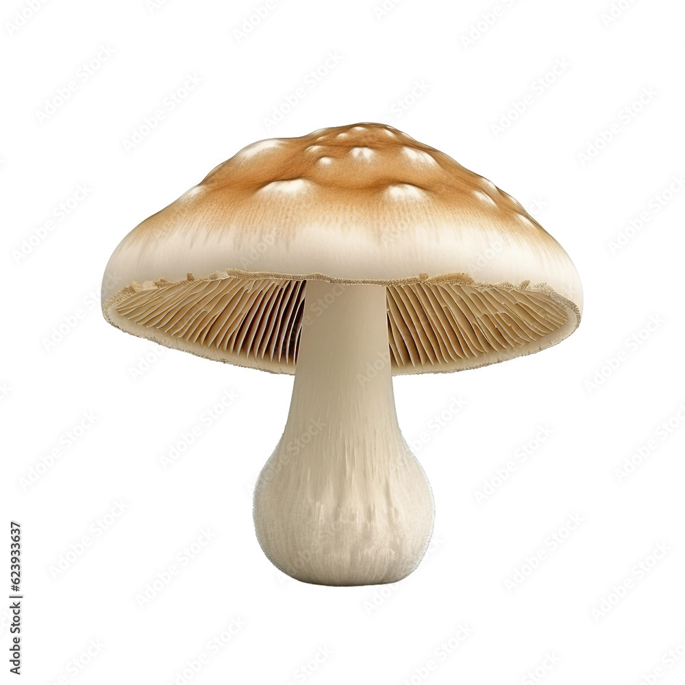 Edible mushroom . isolated object, transparent background Edible mushroom . isolated object, transparent background