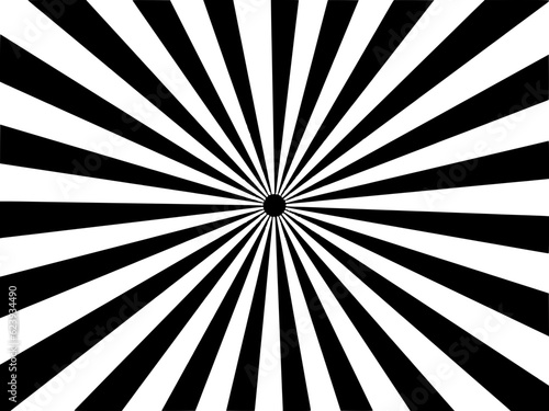 Sunburst Background Looping, animated illustration of glowing radial sunburst.